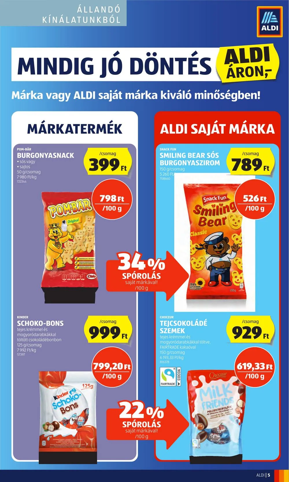 Aldi akciós újság 07.13–07.19 – 5. oldal