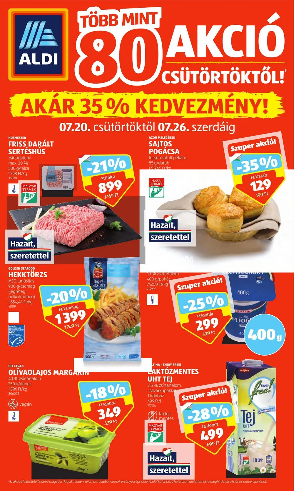 Aldi akciós újság 07.20–07.26