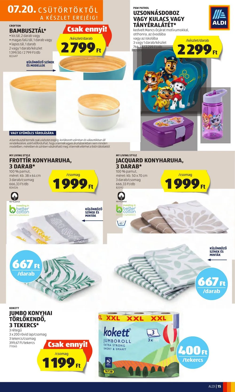 Aldi akciós újság 07.20–07.26 – 19. oldal