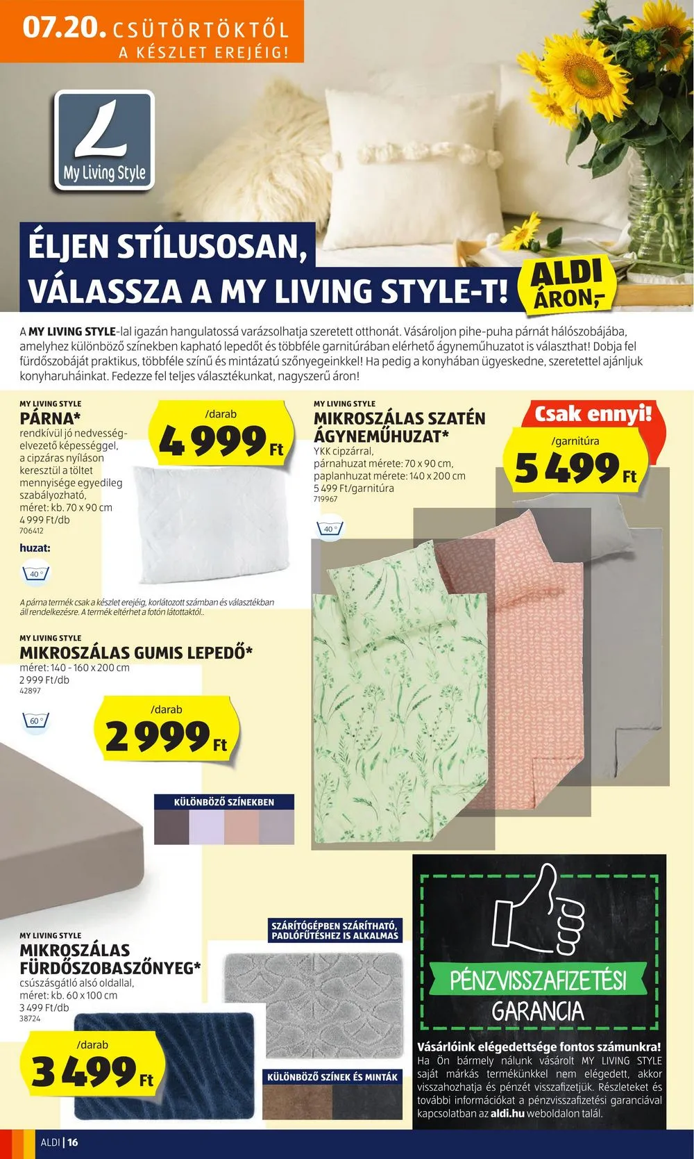 Aldi akciós újság 07.20–07.26 – 20. oldal