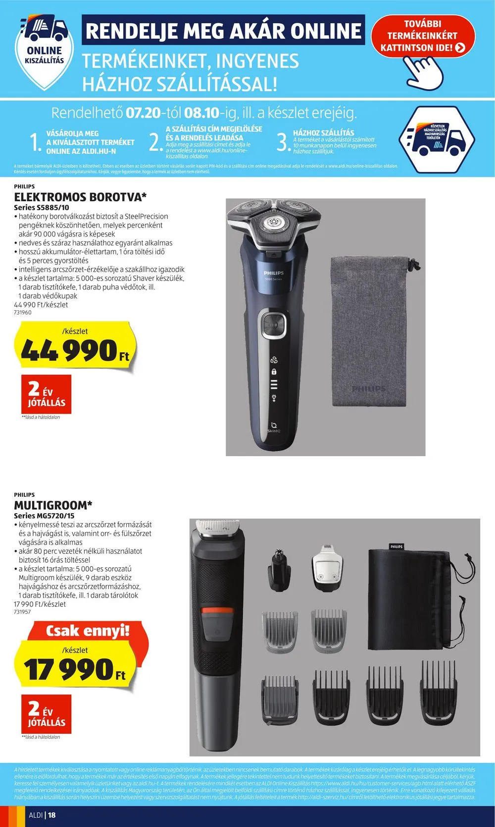 Aldi akciós újság 07.20–07.26 – 22. oldal