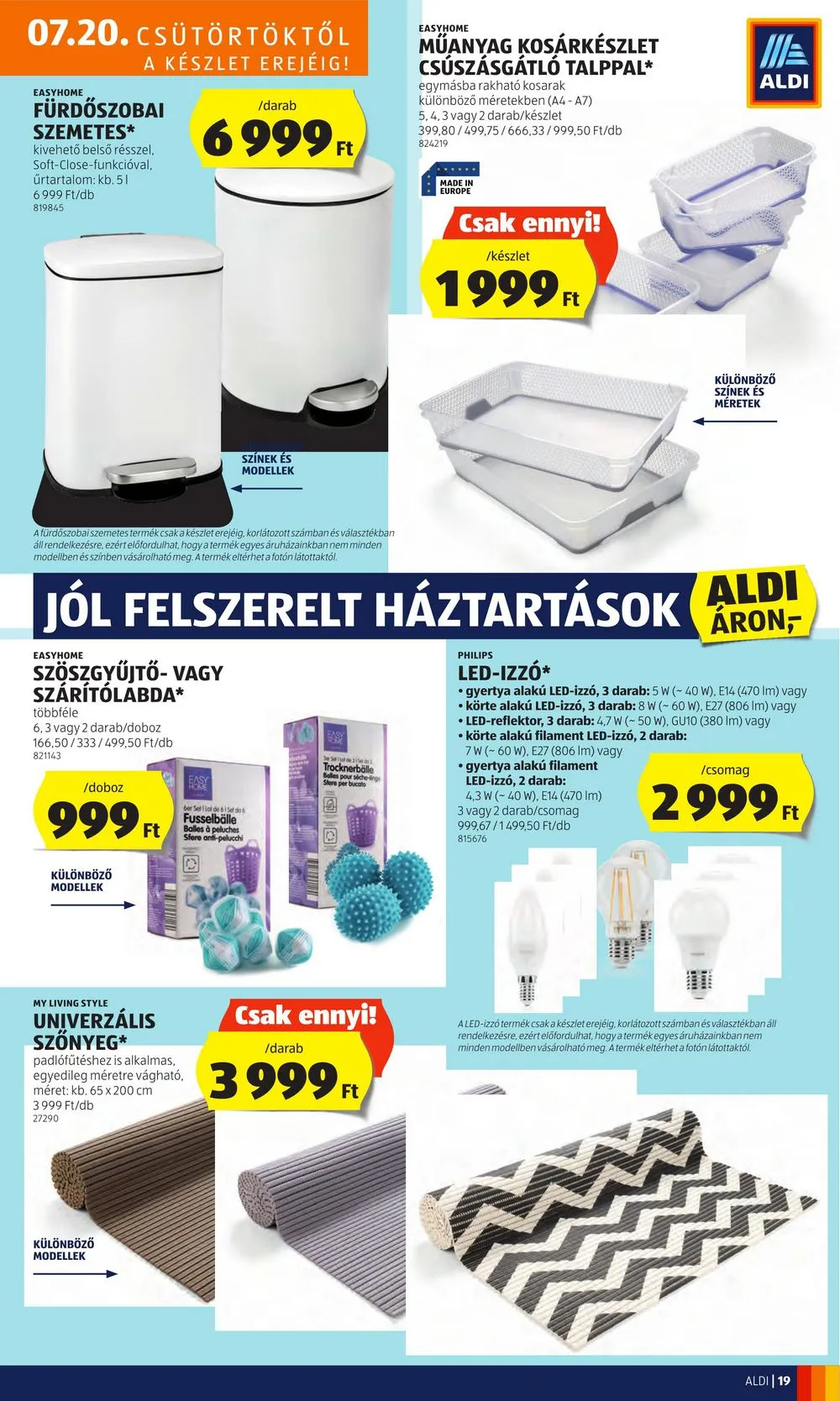 Aldi akciós újság 07.20–07.26 – 23. oldal