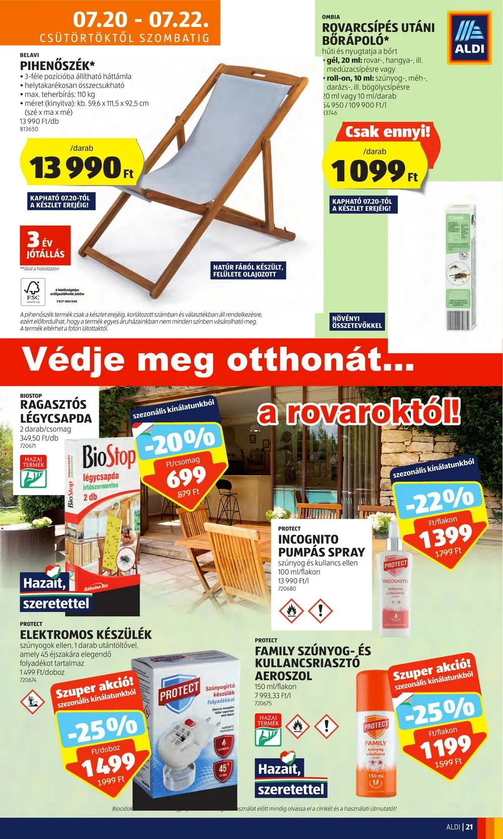Aldi akciós újság 07.20–07.26 – 25. oldal