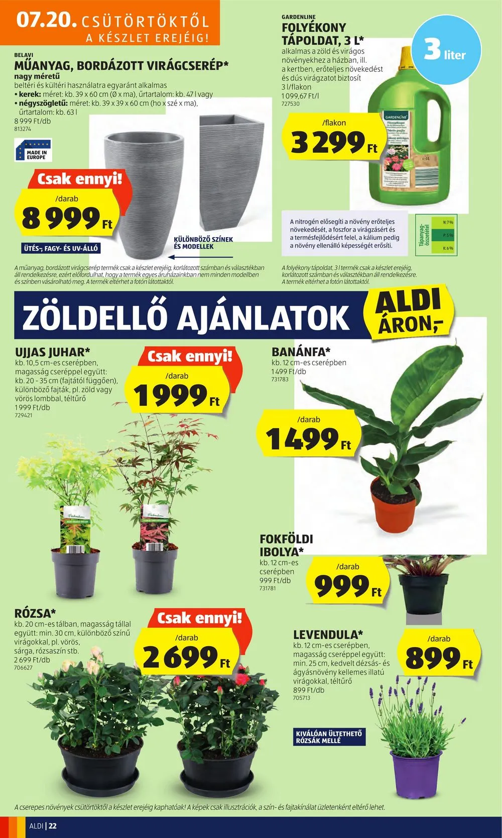 Aldi akciós újság 07.20–07.26 – 26. oldal