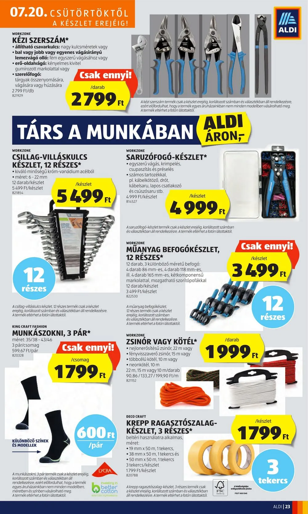 Aldi akciós újság 07.20–07.26 – 27. oldal