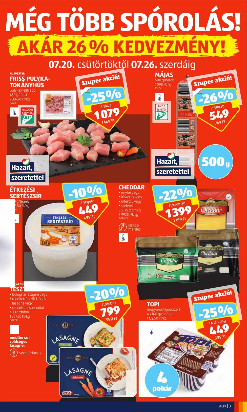 Aldi akciós újság 07.20–07.26 – 3. oldal