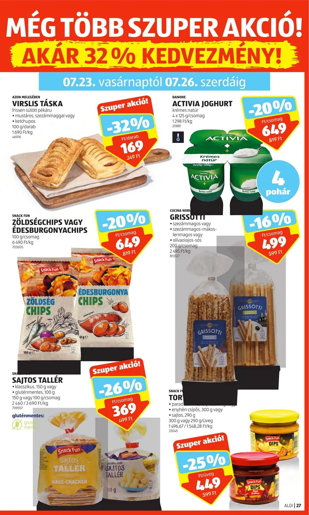 Aldi akciós újság 07.20–07.26 – 33. oldal