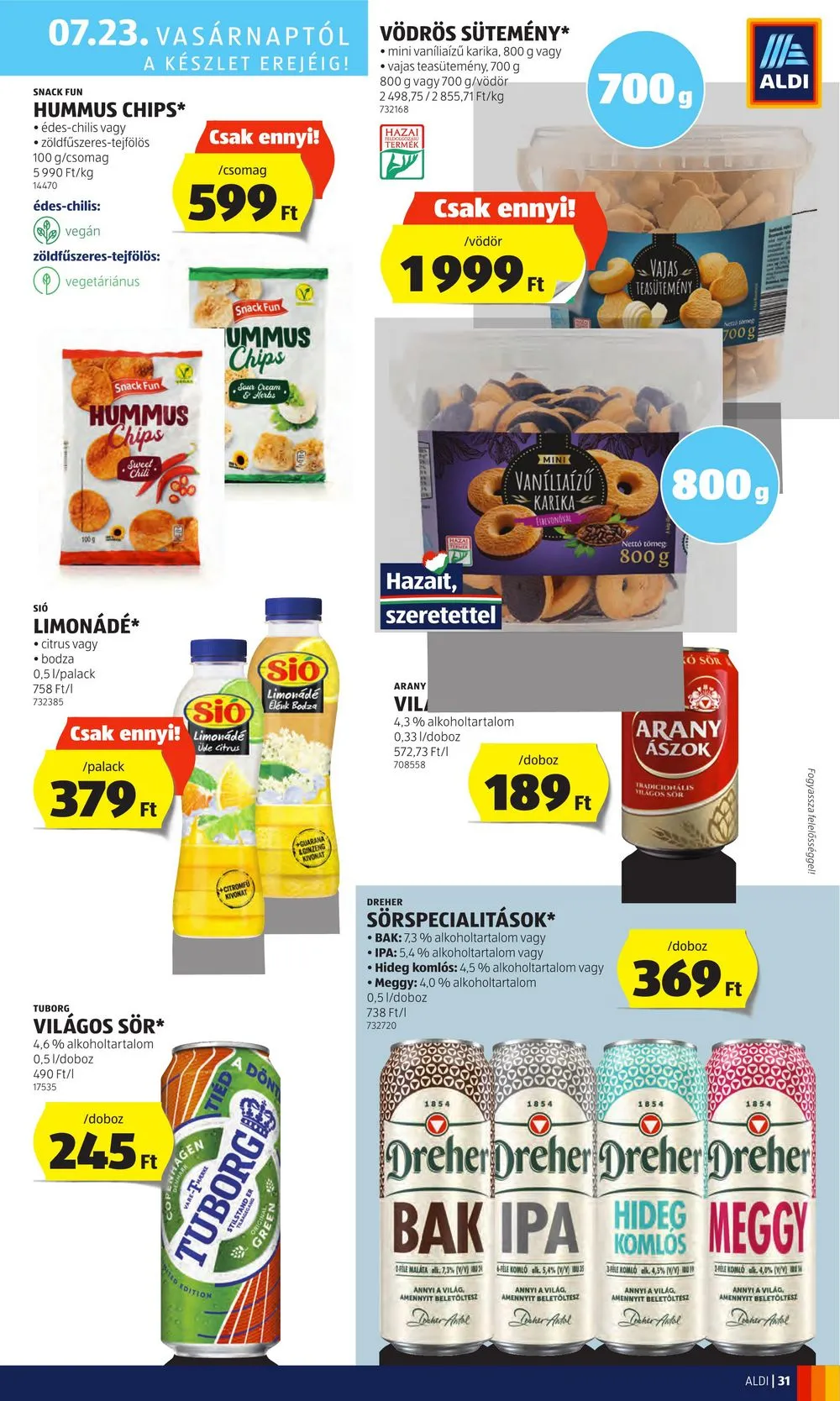 Aldi akciós újság 07.20–07.26 – 37. oldal