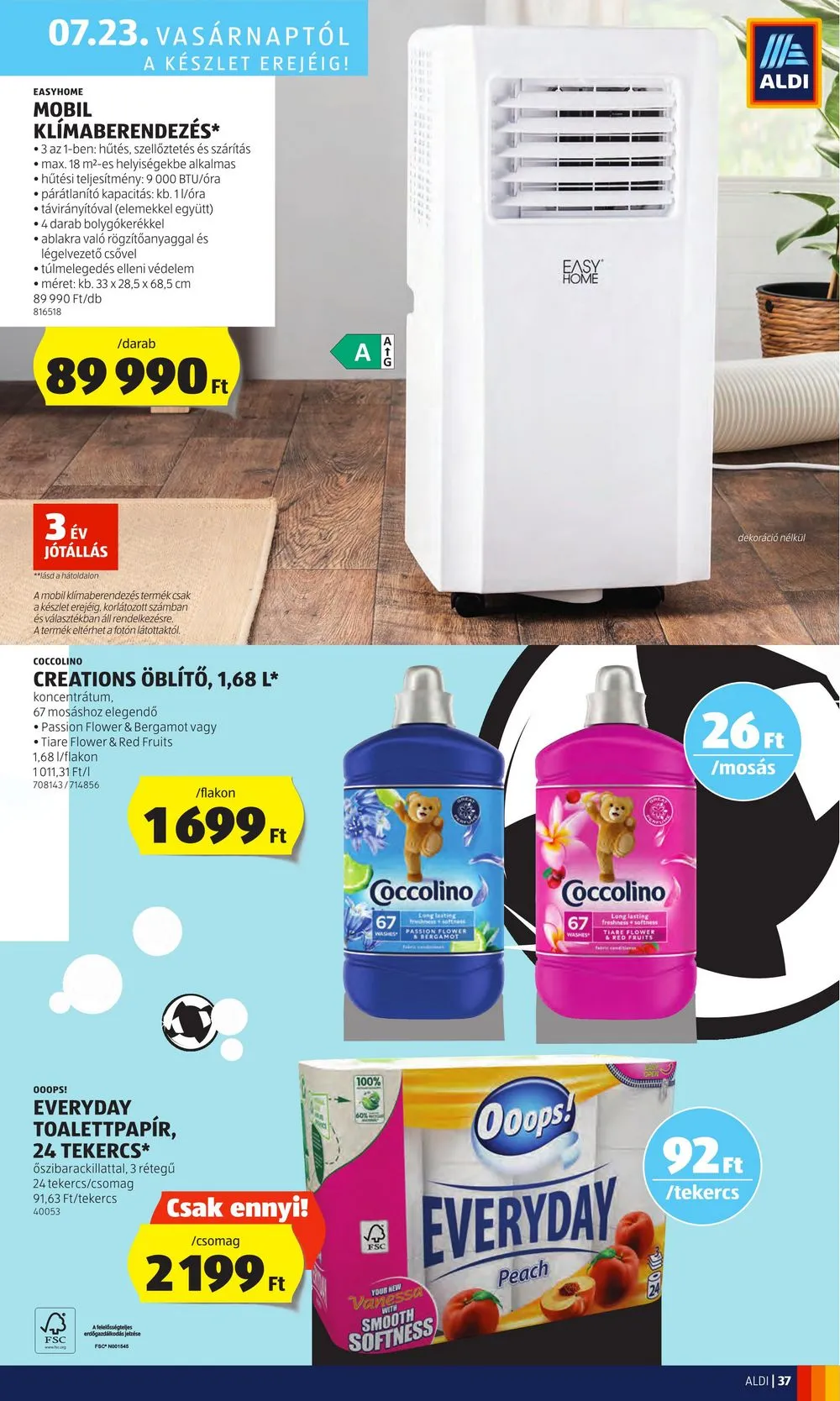 Aldi akciós újság 07.20–07.26 – 43. oldal