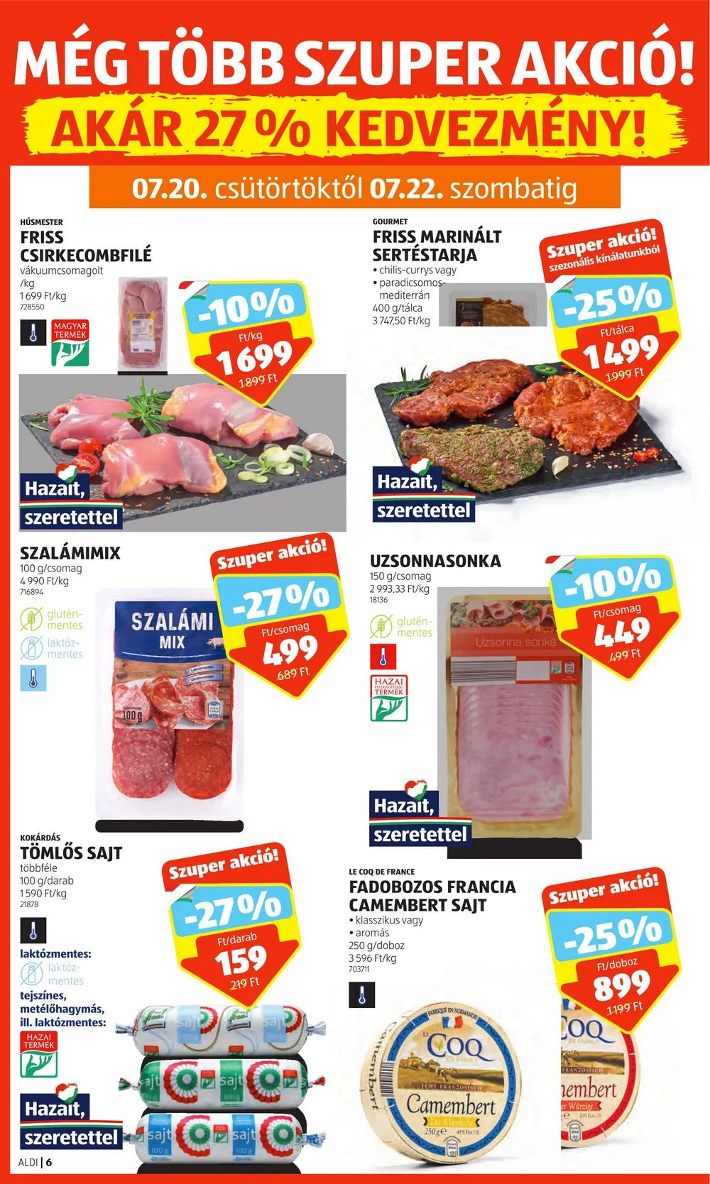 Aldi akciós újság 07.20–07.26 – 8. oldal