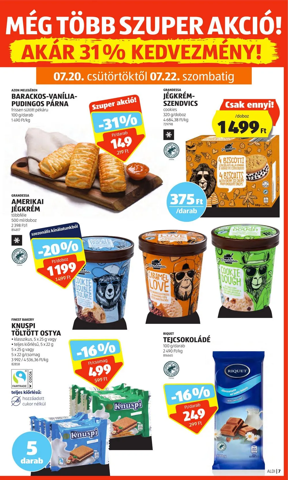 Aldi akciós újság 07.20–07.26 – 9. oldal