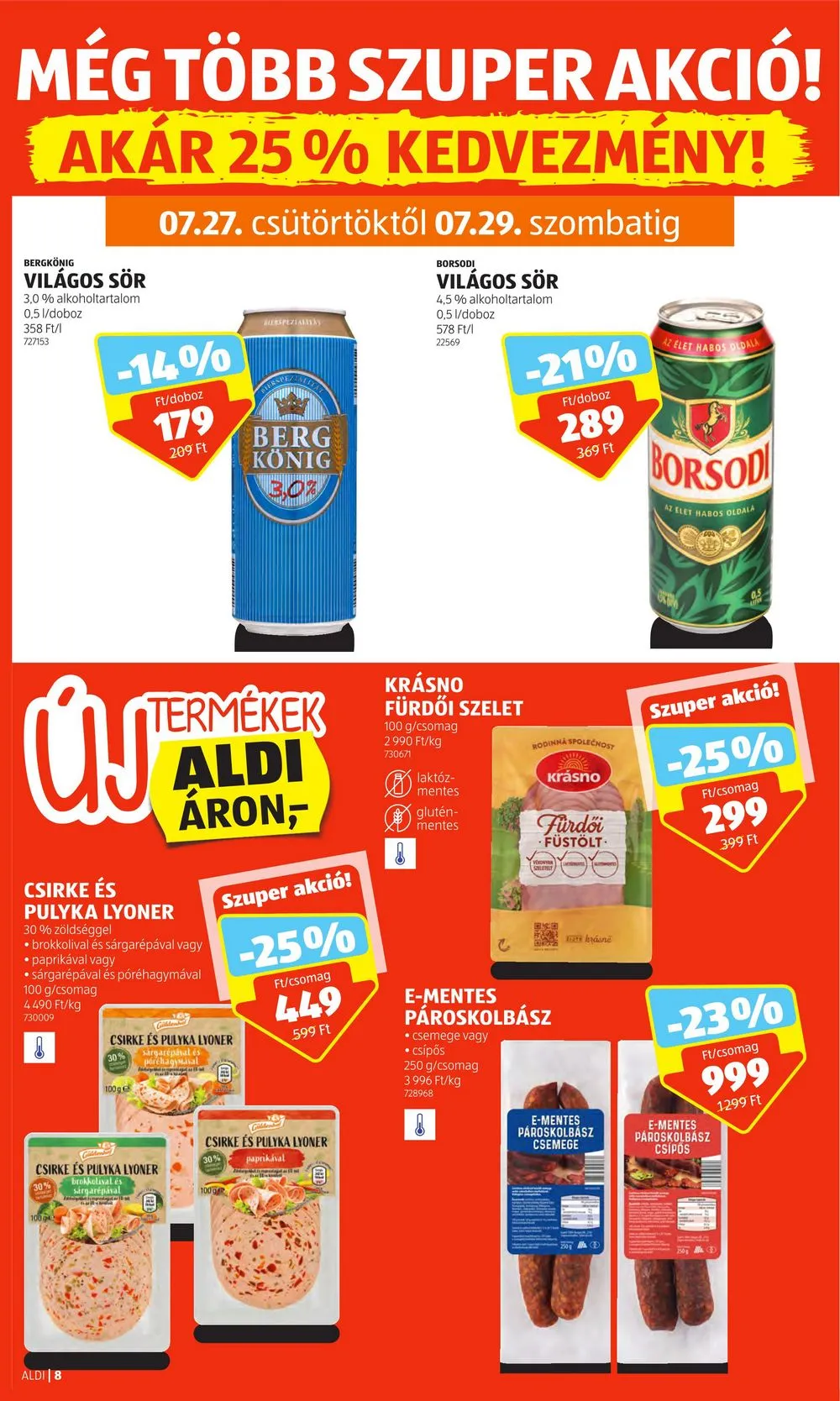 Aldi akciós újság 07.27–08.02 – 10. oldal
