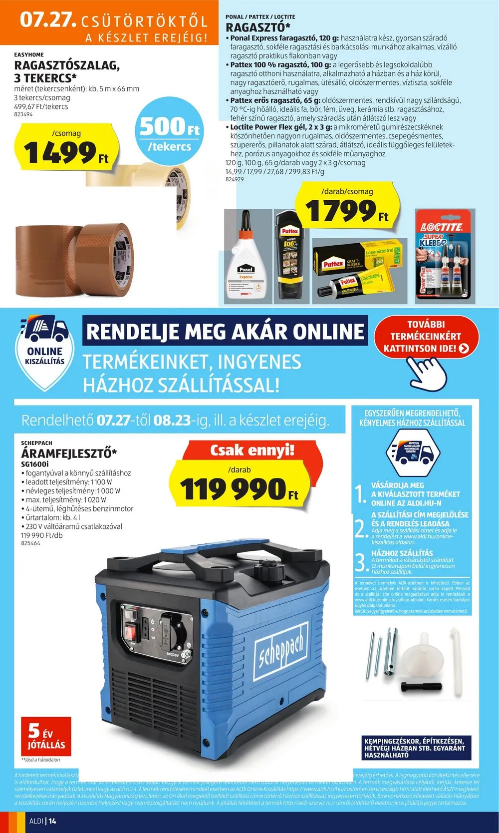 Aldi akciós újság 07.27–08.02 – 16. oldal