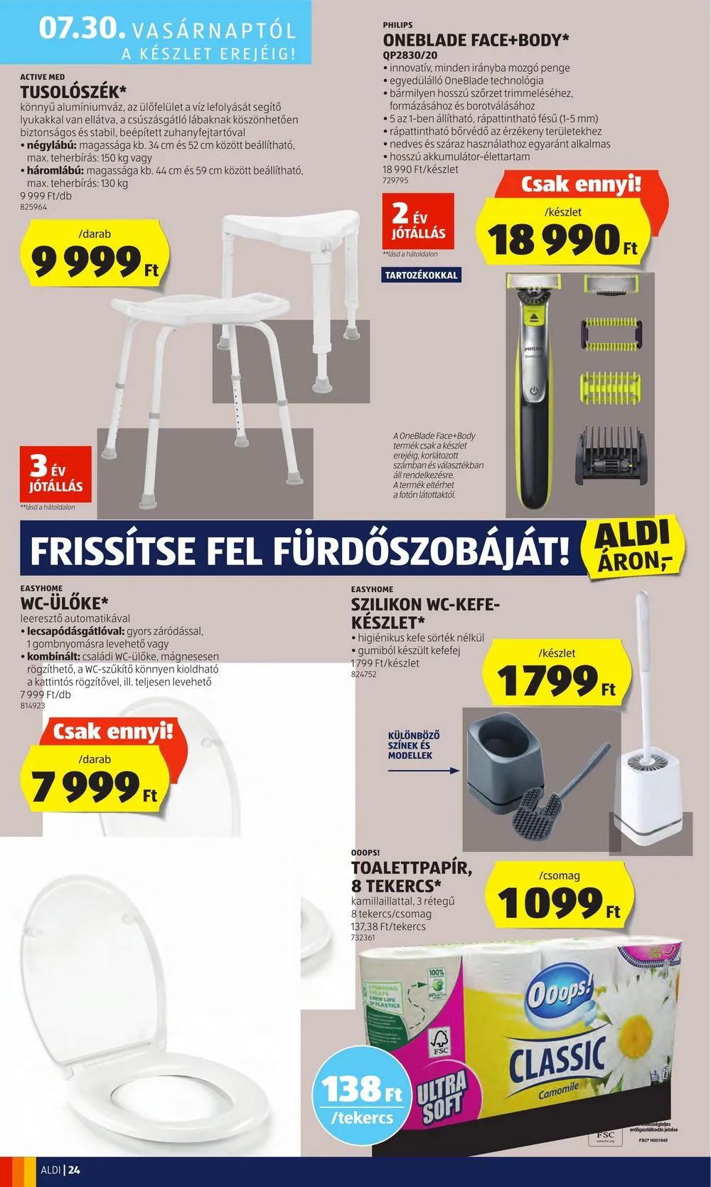 Aldi akciós újság 07.27–08.02 – 30. oldal