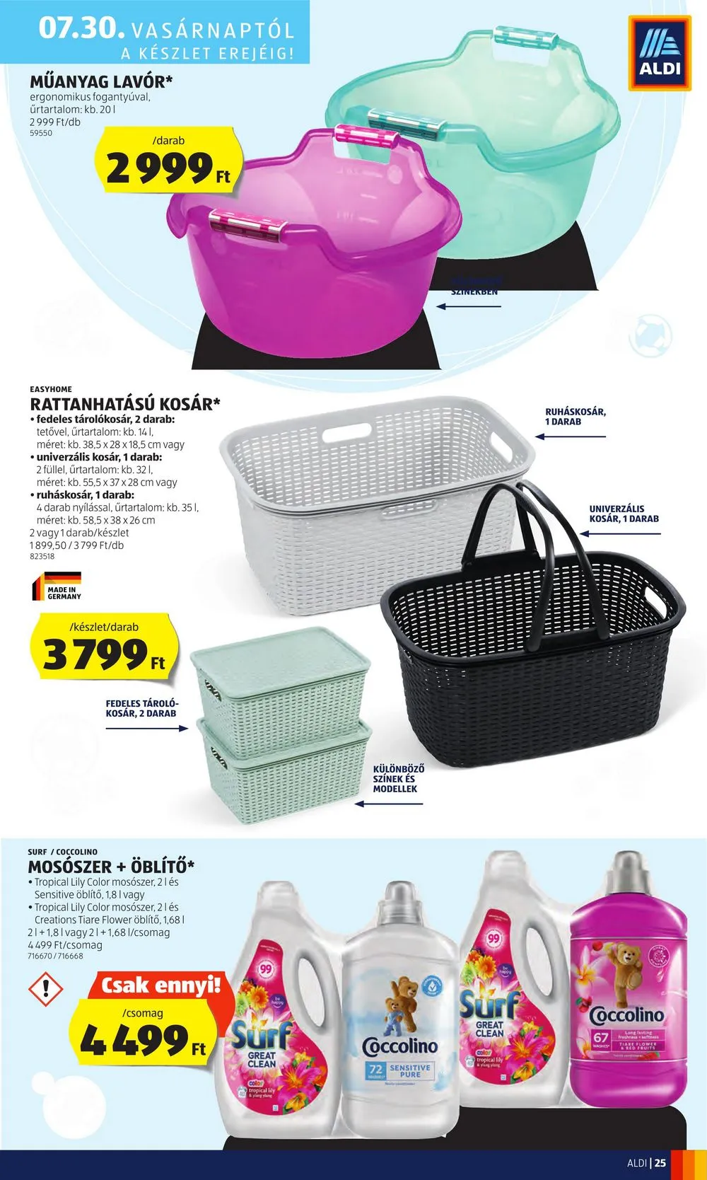 Aldi akciós újság 07.27–08.02 – 31. oldal