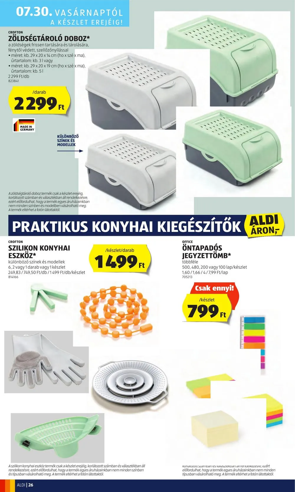 Aldi akciós újság 07.27–08.02 – 32. oldal