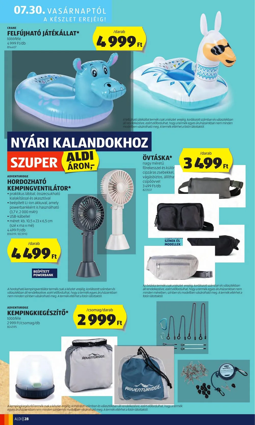 Aldi akciós újság 07.27–08.02 – 34. oldal