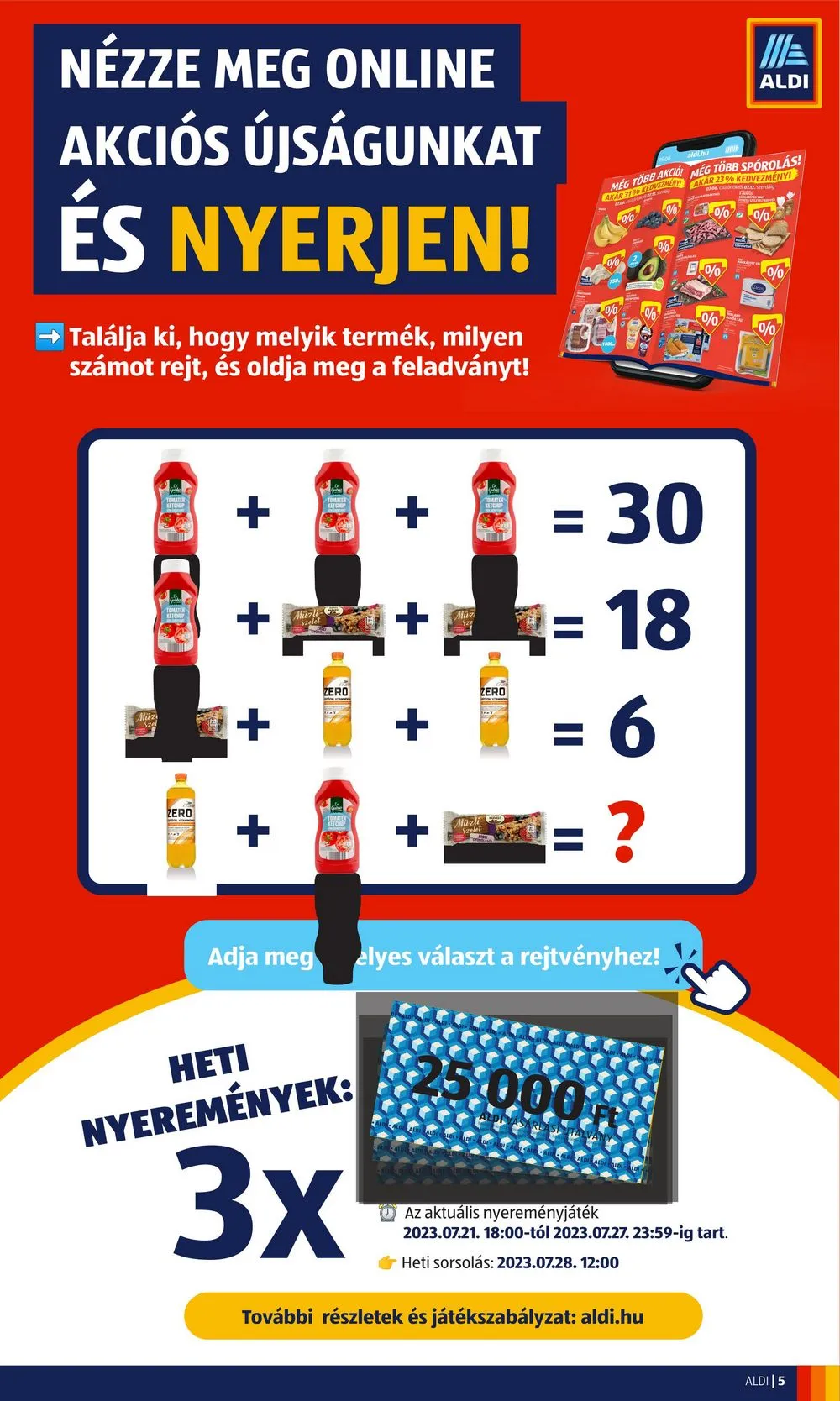Aldi akciós újság 07.27–08.02 – 5. oldal