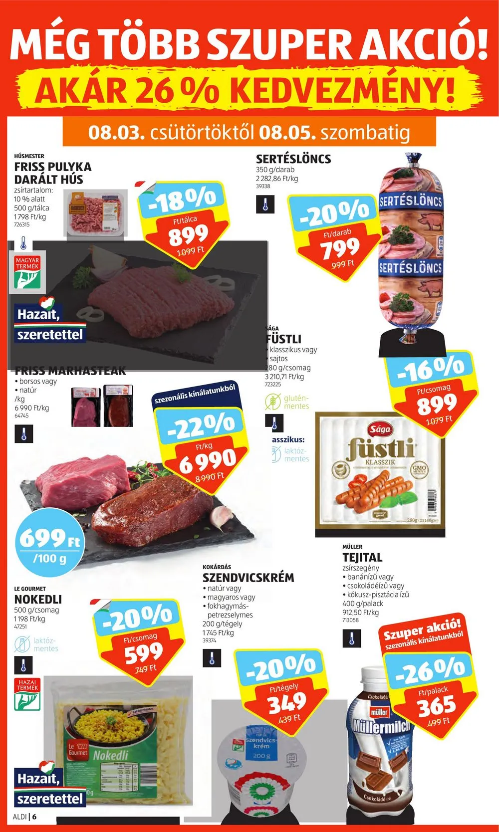 Aldi akciós újság 08.03–08.09 – 6. oldal