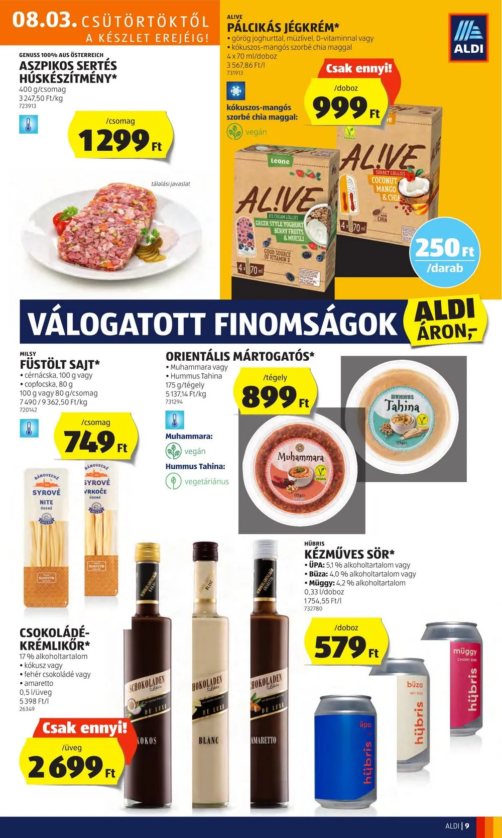 Aldi akciós újság 08.03–08.09 – 9. oldal