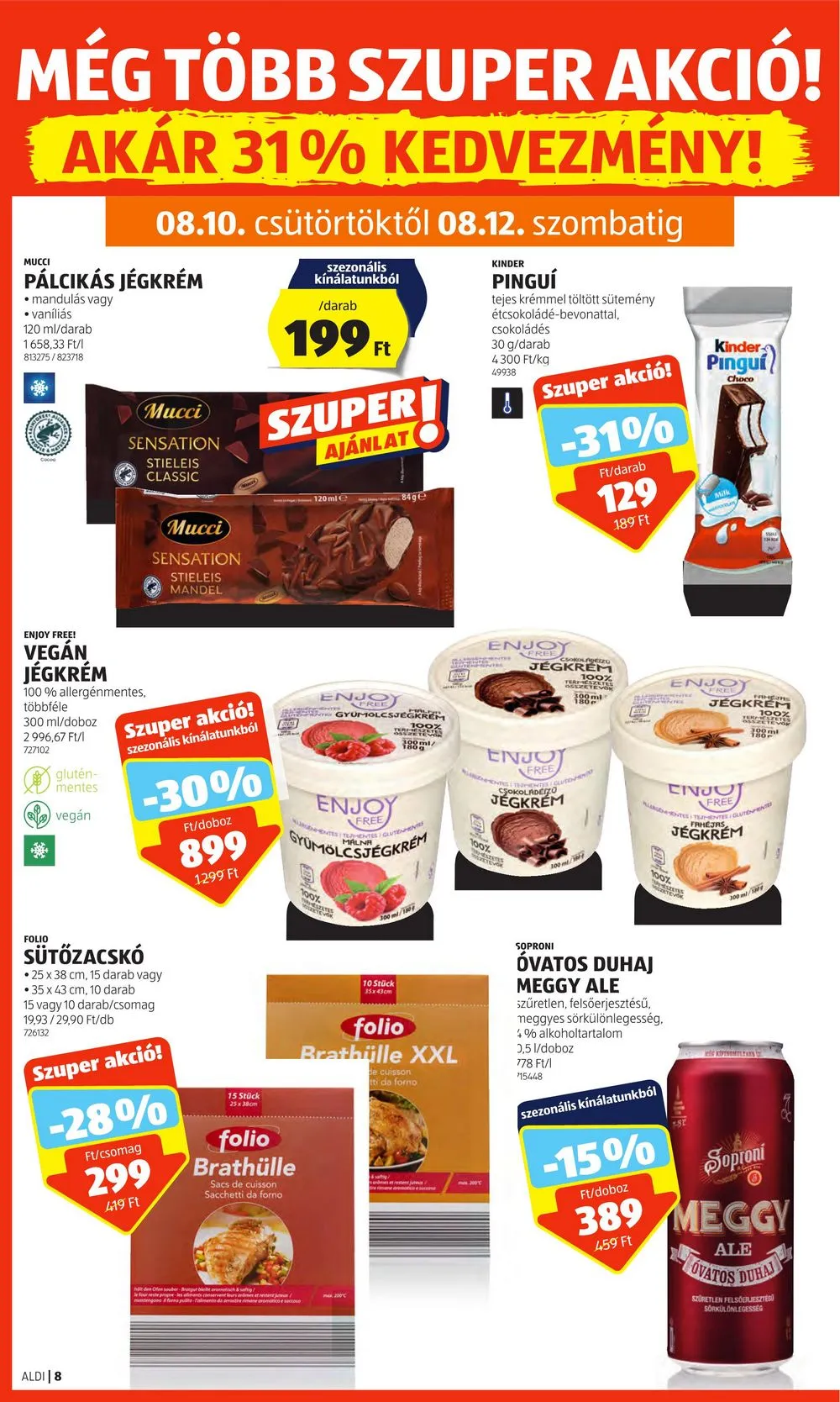 Aldi akciós újság 08.10–08.16 – 10. oldal