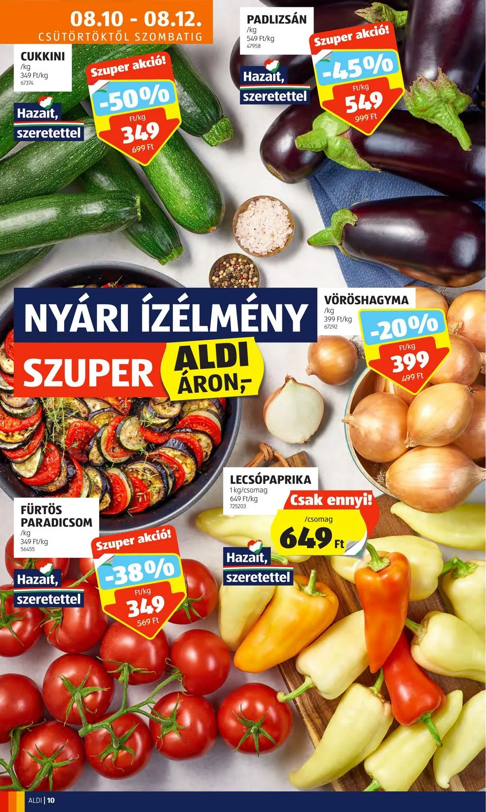Aldi akciós újság 08.10–08.16 – 12. oldal