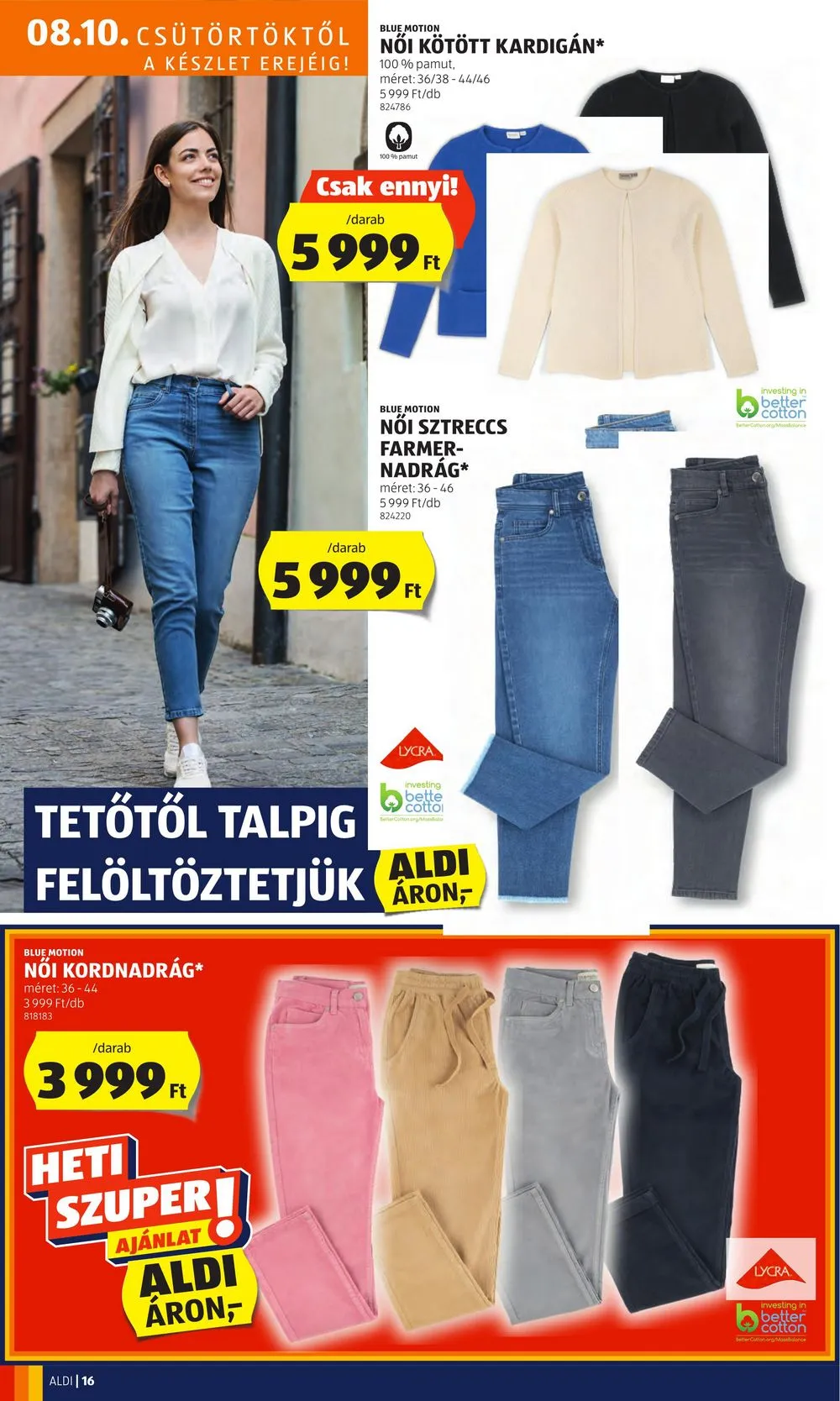 Aldi akciós újság 08.10–08.16 – 18. oldal