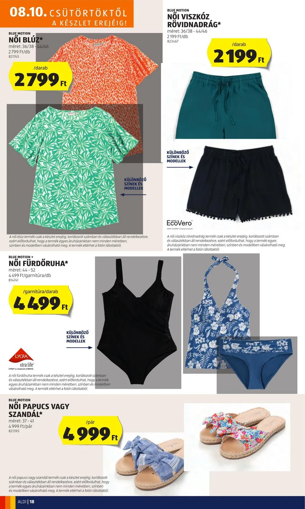 Aldi akciós újság 08.10–08.16 – 20. oldal
