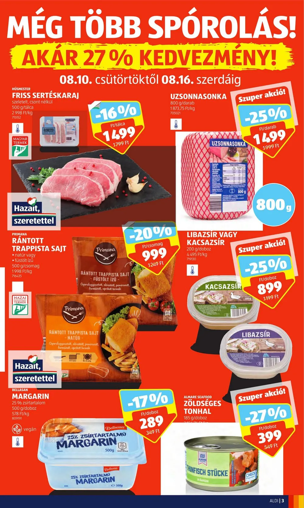 Aldi akciós újság 08.10–08.16 – 3. oldal
