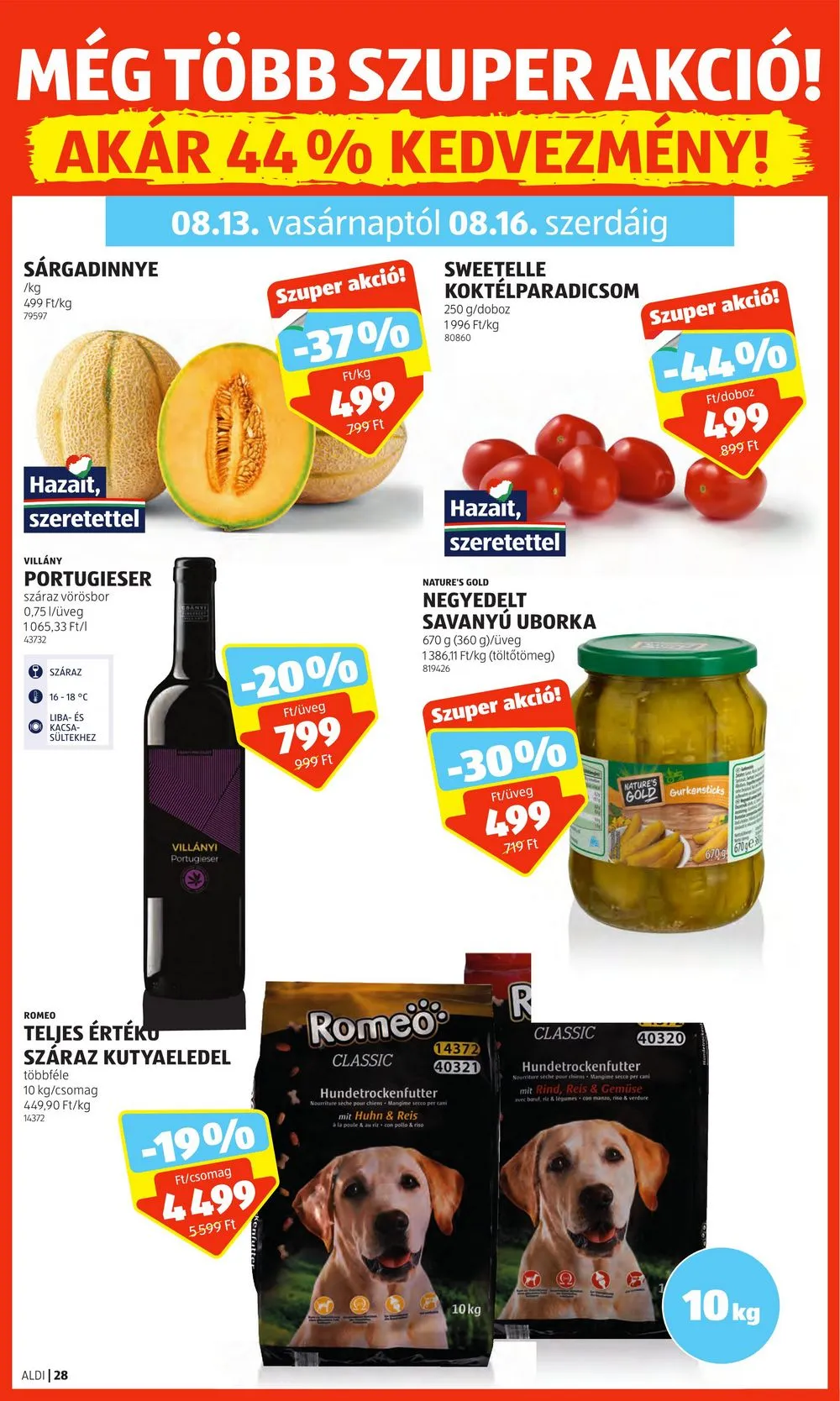 Aldi akciós újság 08.10–08.16 – 30. oldal
