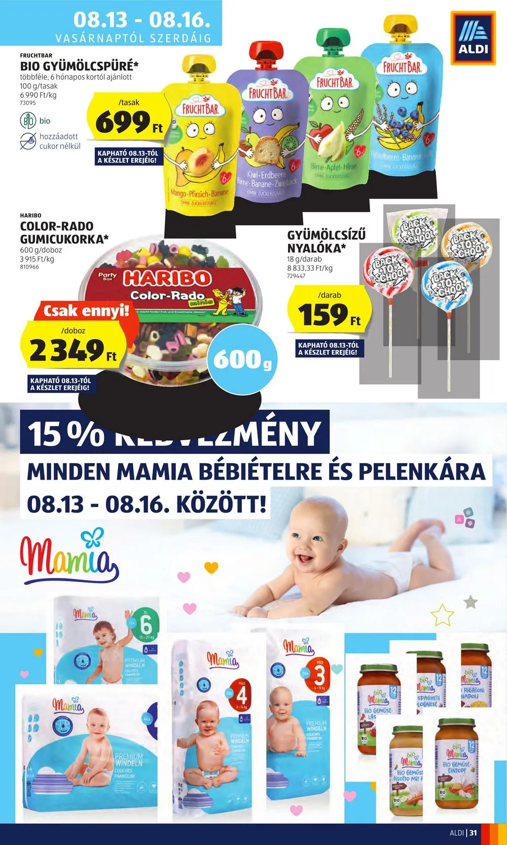 Aldi akciós újság 08.10–08.16 – 33. oldal