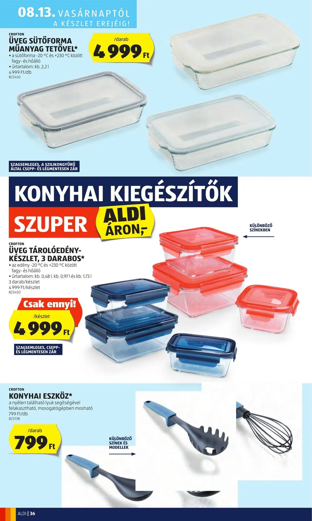 Aldi akciós újság 08.10–08.16 – 38. oldal