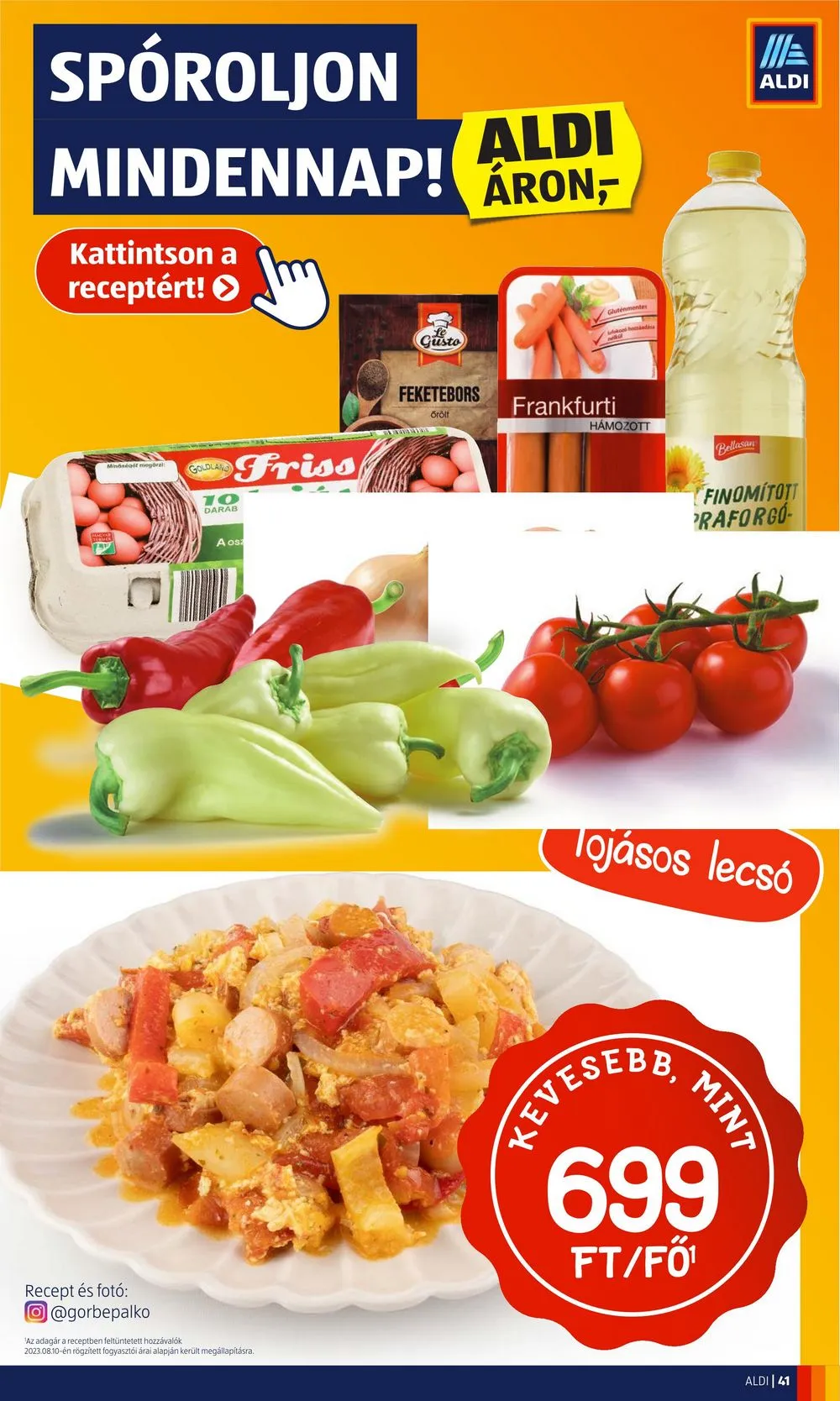 Aldi akciós újság 08.10–08.16 – 43. oldal