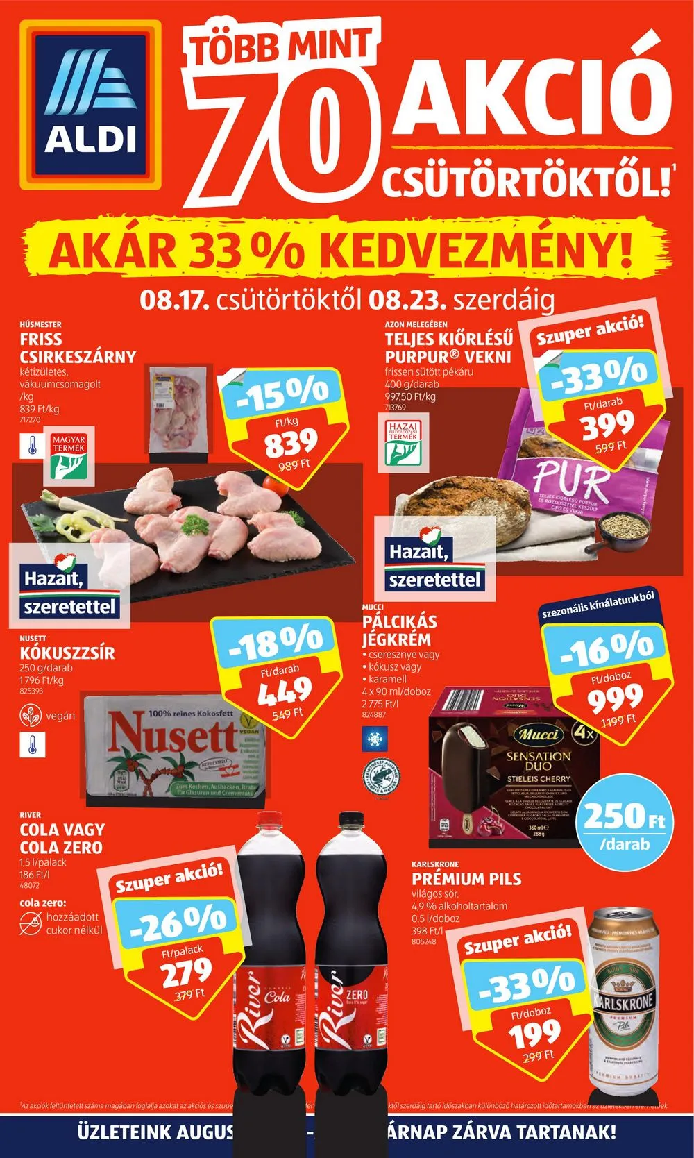 Aldi akciós újság 08.17–08.23
