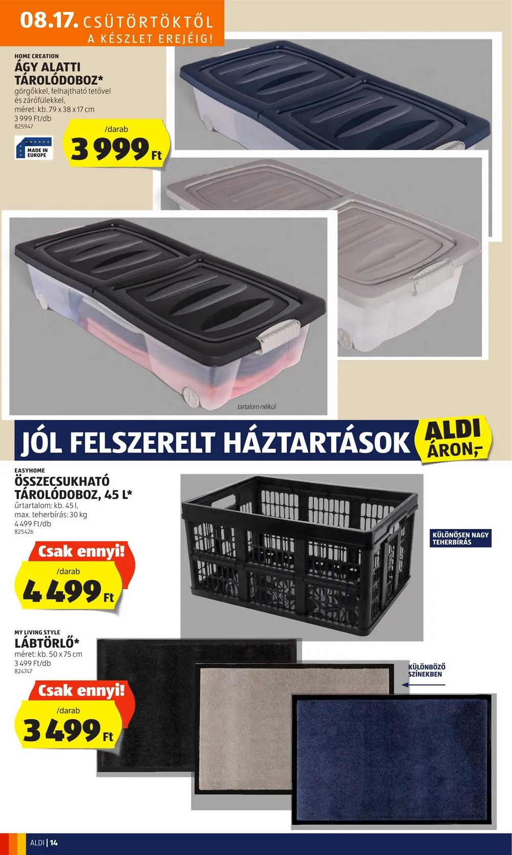 Aldi akciós újság 08.17–08.23 – 16. oldal