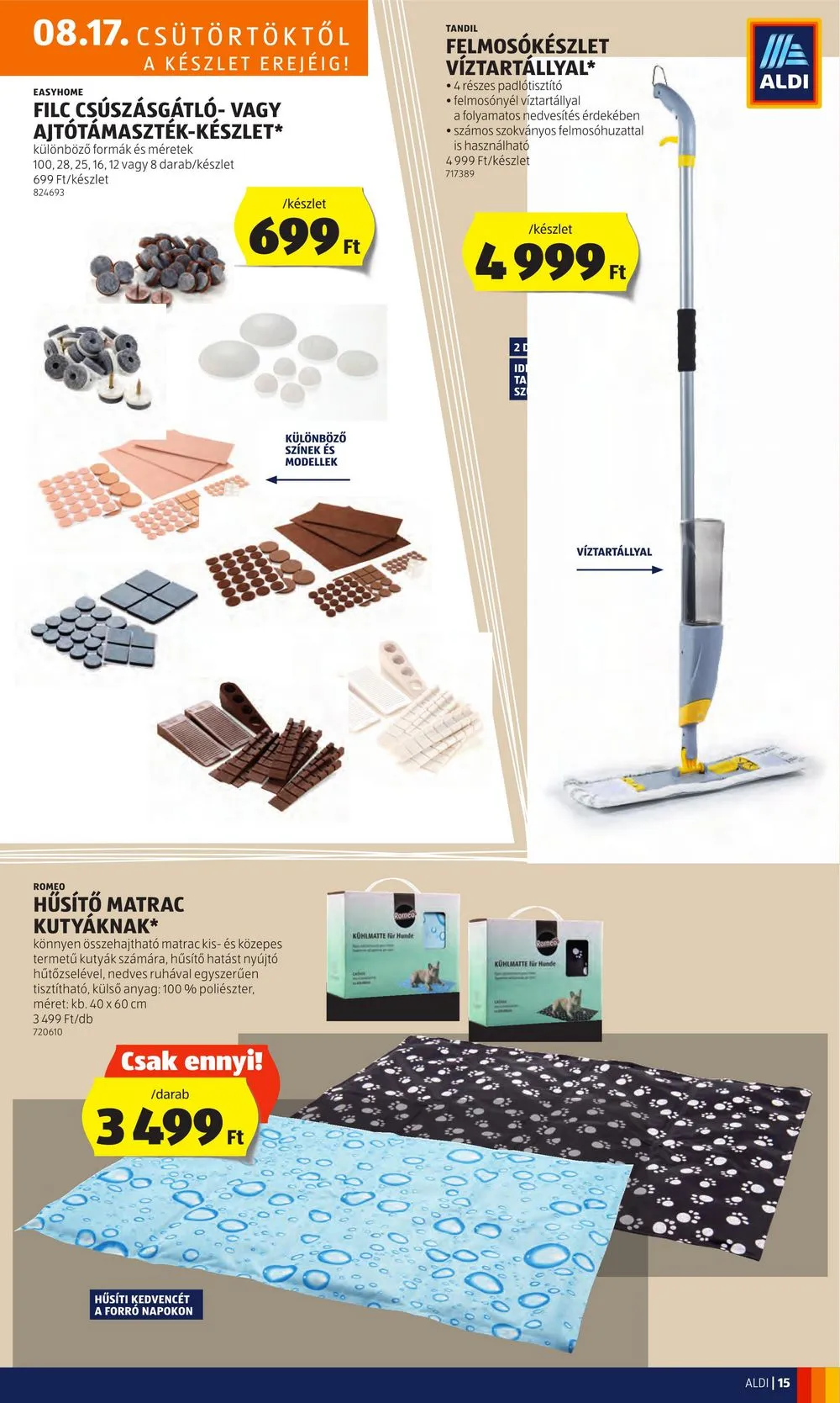 Aldi akciós újság 08.17–08.23 – 17. oldal