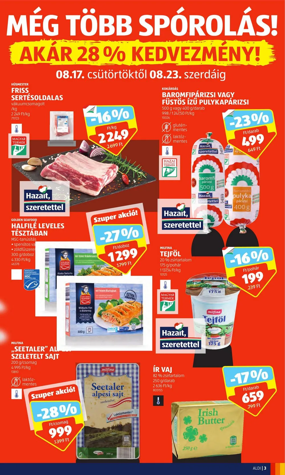 Aldi akciós újság 08.17–08.23 – 3. oldal