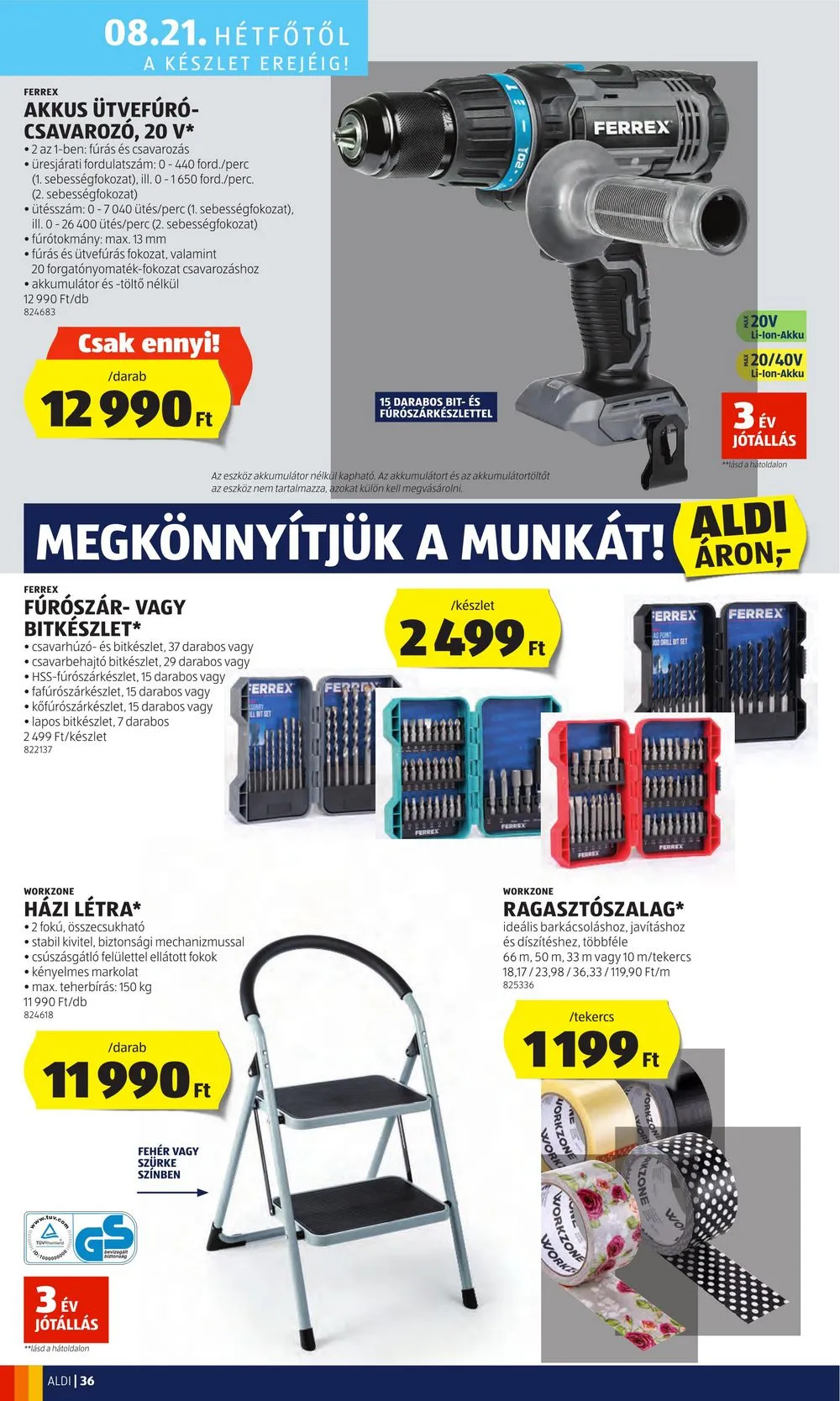Aldi akciós újság 08.17–08.23 – 40. oldal