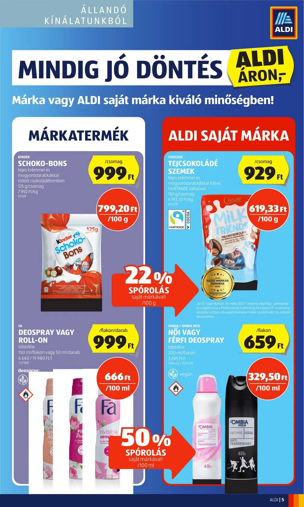 Aldi akciós újság 08.17–08.23 – 5. oldal