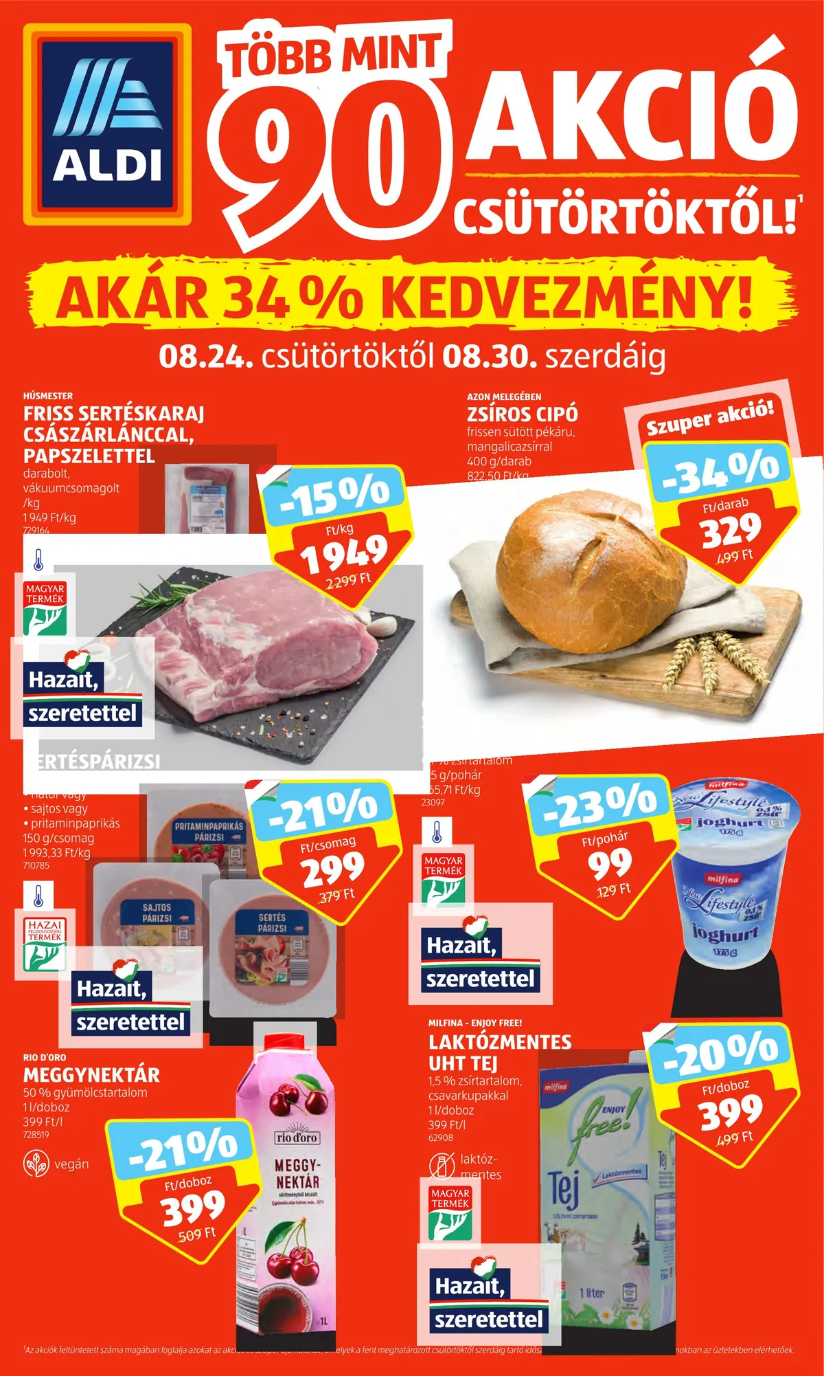 Aldi akciós újság 08.24–08.30
