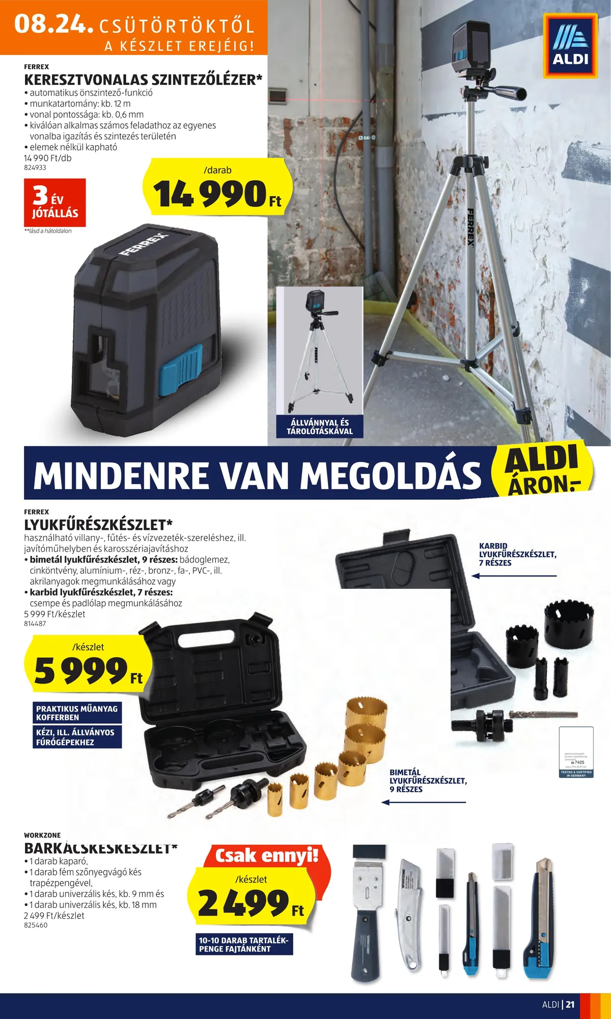 Aldi akciós újság 08.24–08.30 – 23. oldal