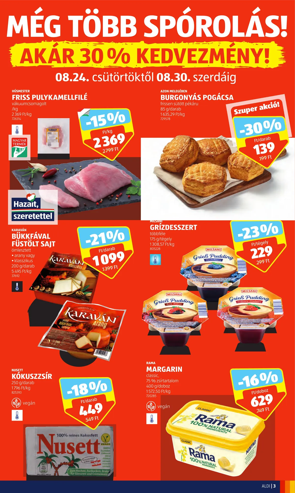 Aldi akciós újság 08.24–08.30 – 3. oldal