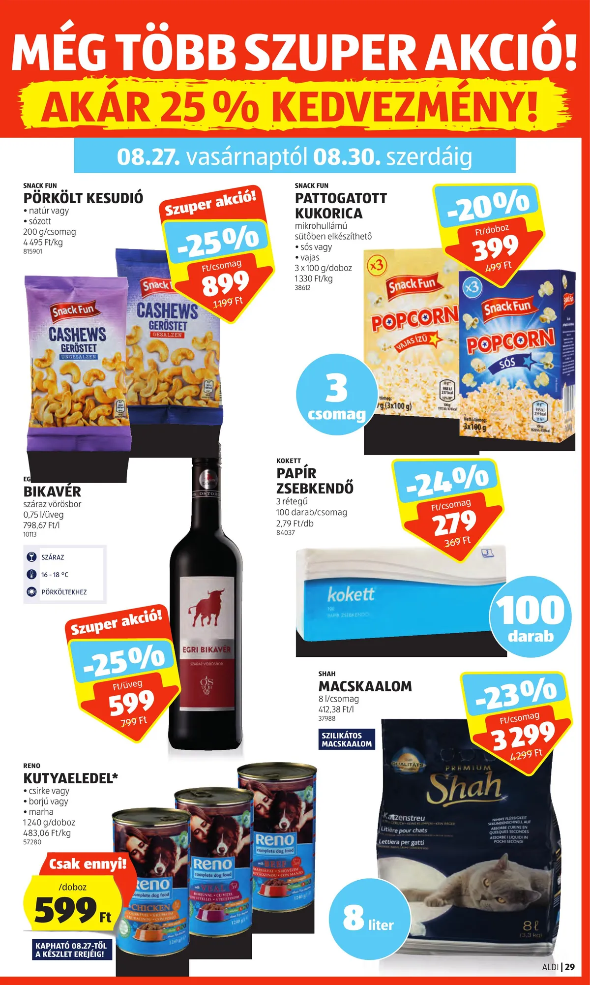 Aldi akciós újság 08.24–08.30 – 33. oldal