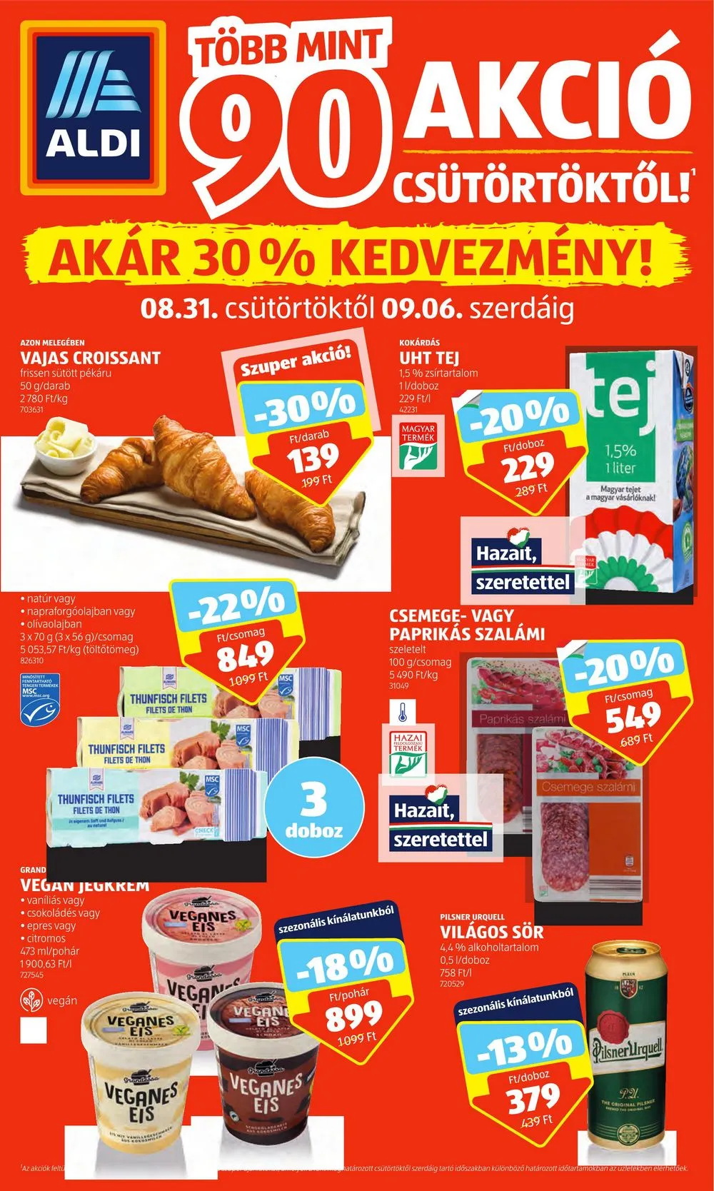 Aldi akciós újság 08.31–09.06