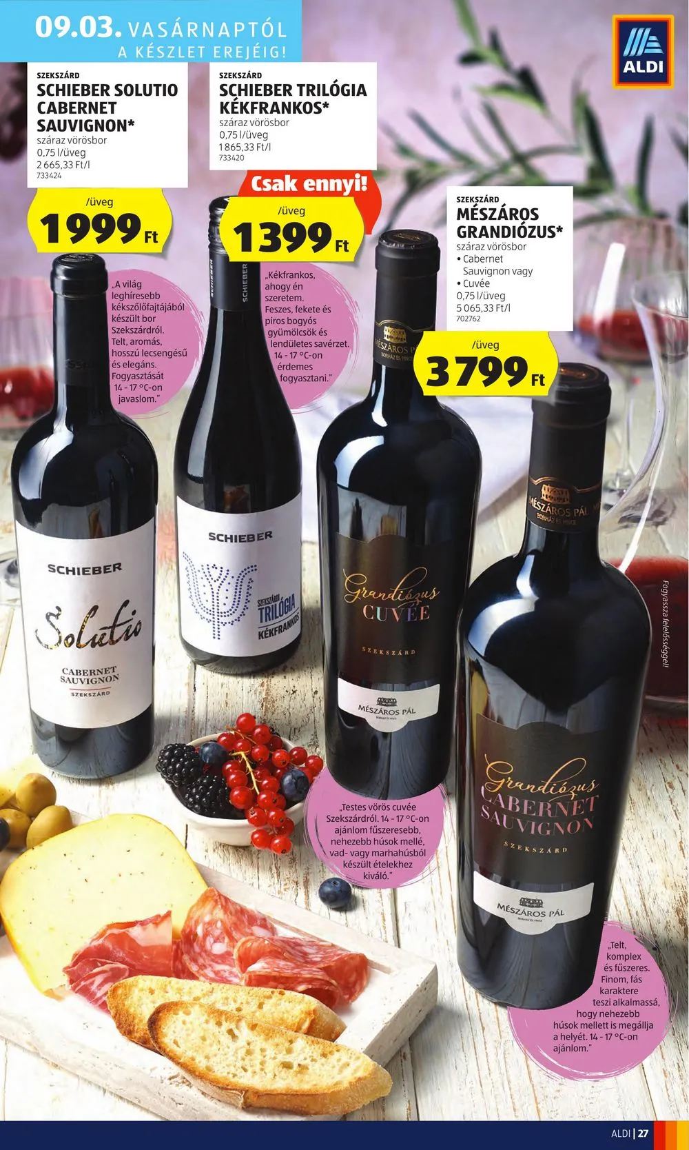 Aldi akciós újság 08.31–09.06 – 29. oldal