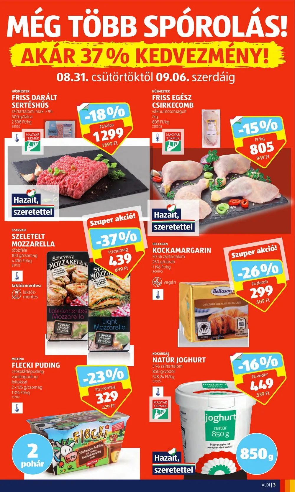 Aldi akciós újság 08.31–09.06 – 3. oldal