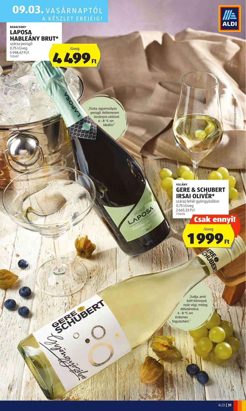 Aldi akciós újság 08.31–09.06 – 33. oldal
