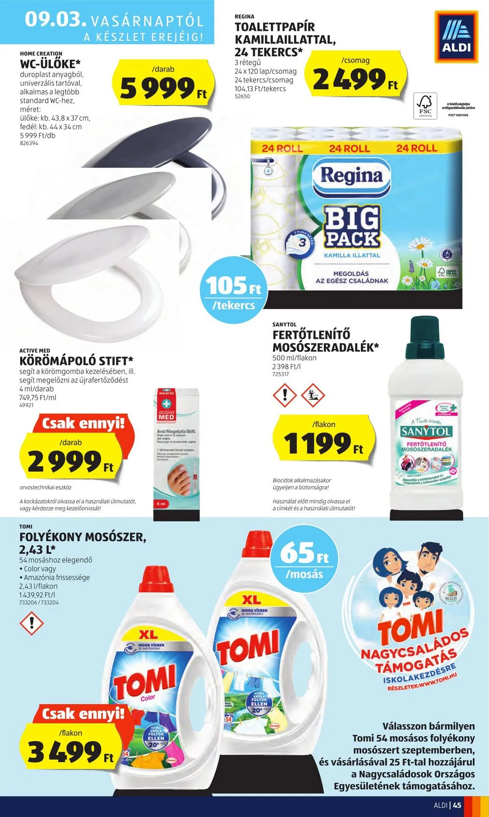 Aldi akciós újság 08.31–09.06 – 47. oldal