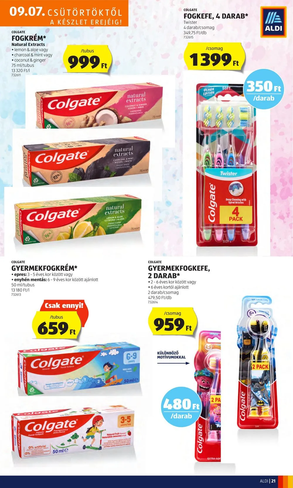 Aldi akciós újság 09.07–09.13 – 23. oldal