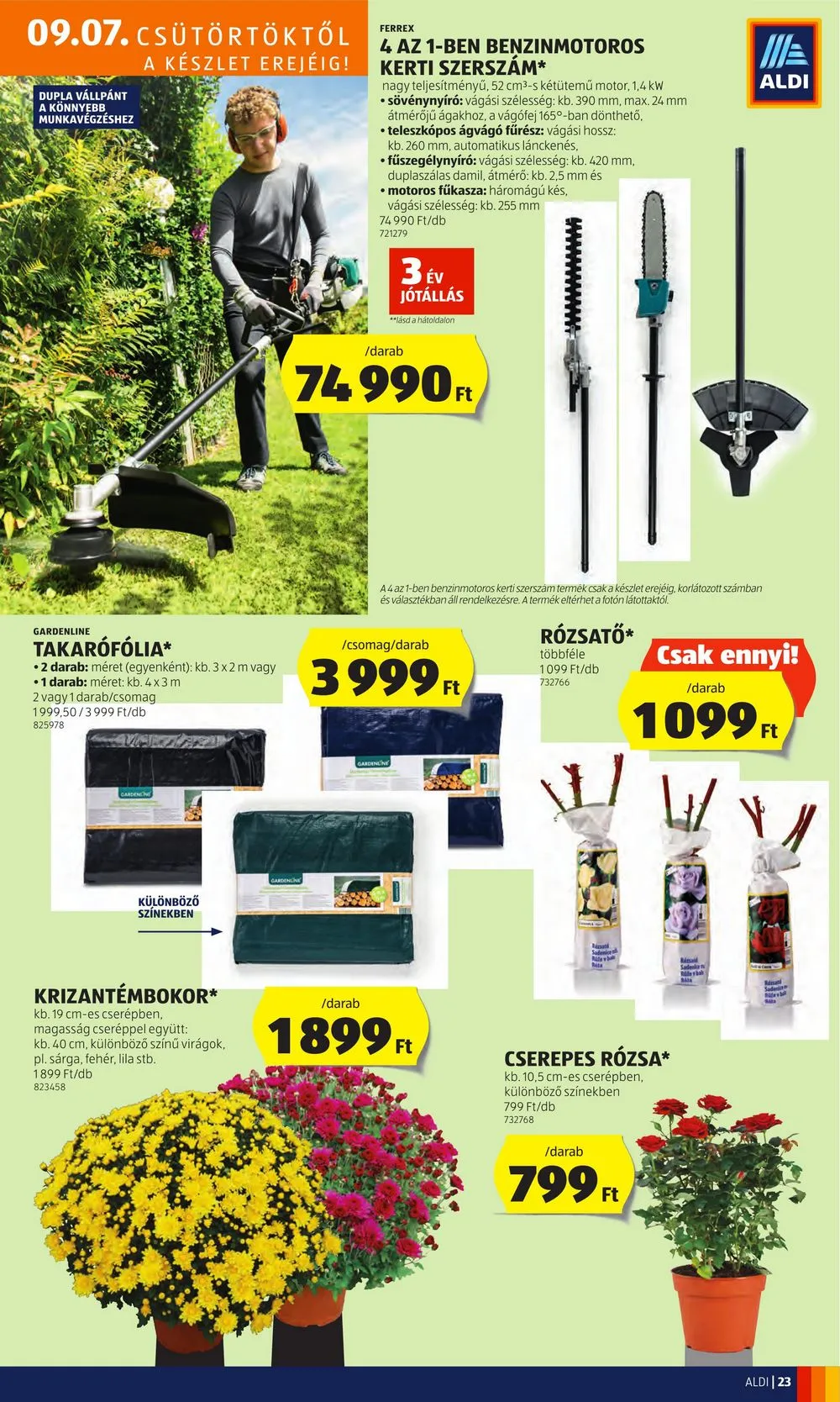 Aldi akciós újság 09.07–09.13 – 25. oldal